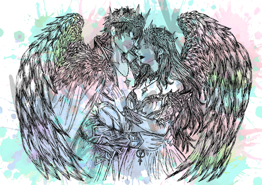 Faye Lovers - A4 & A3 Size Available (Handmade)